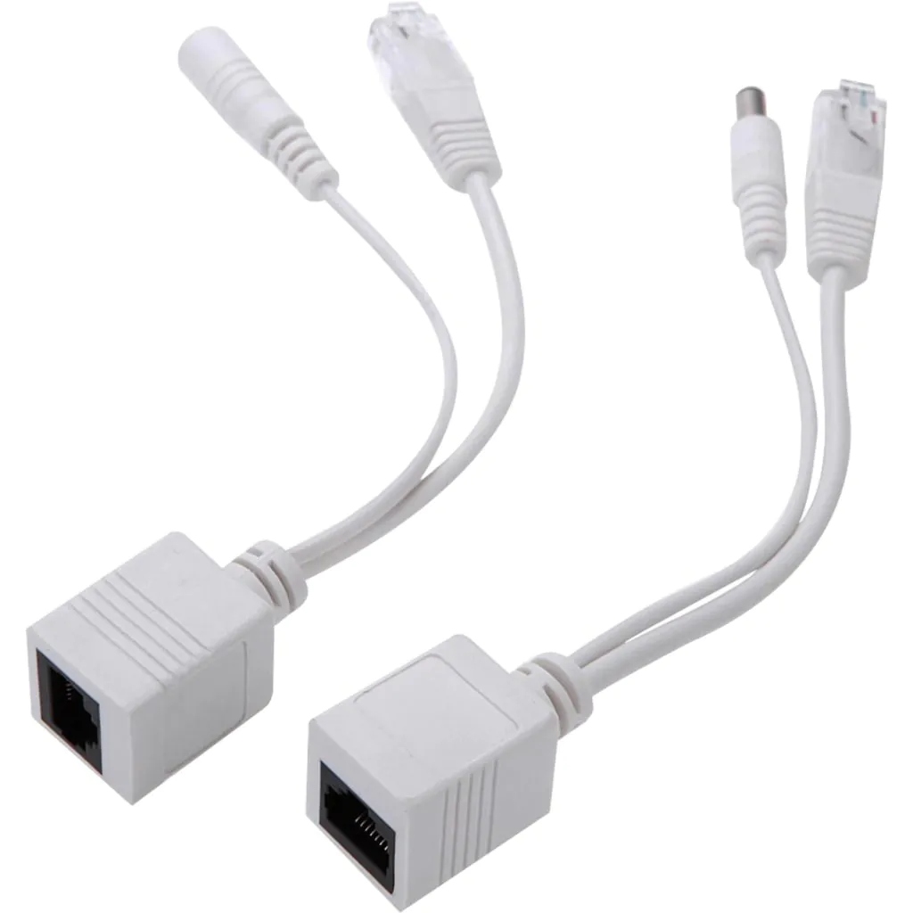 Adaptador Poe + Injetor Poe Branco